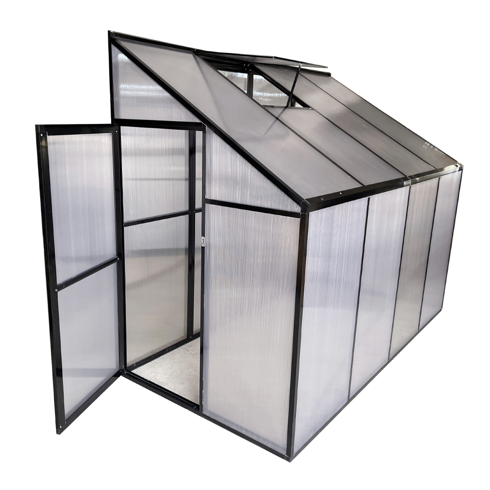 LG-NG190-4 Garden Polycarbonate Lean To Green House