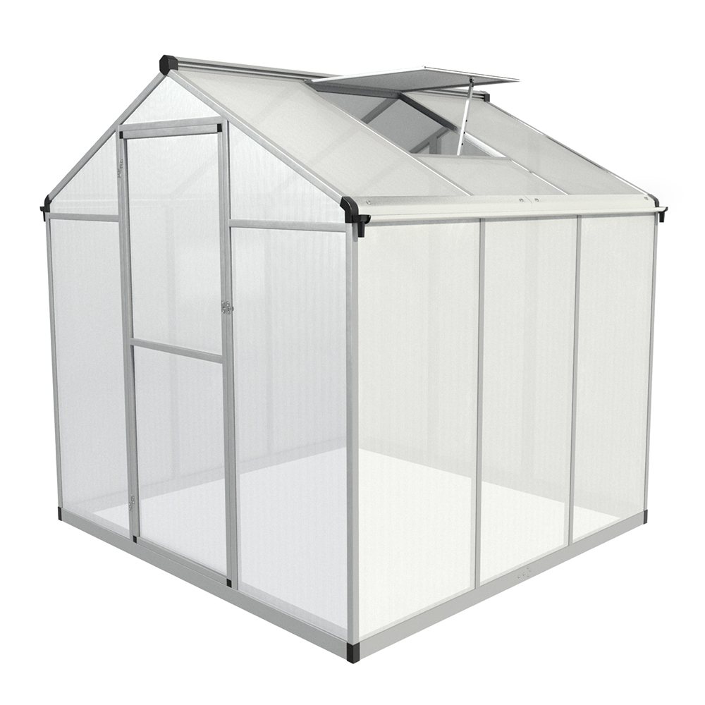 190-3 182x190x195cm  Single Hinged Door Garden Walk-in Greenhouse